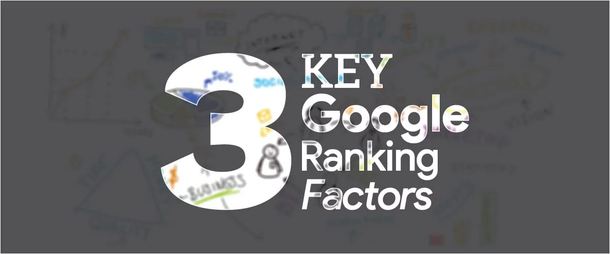 3 Key Google ranking factors